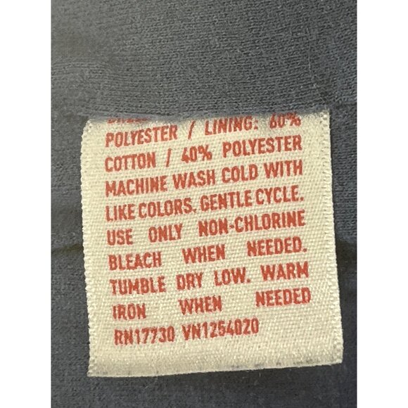 Mossimo Supply Co Small Blue  Cotton Blend Jacket Snap Front 30a - Picture 11 of 11